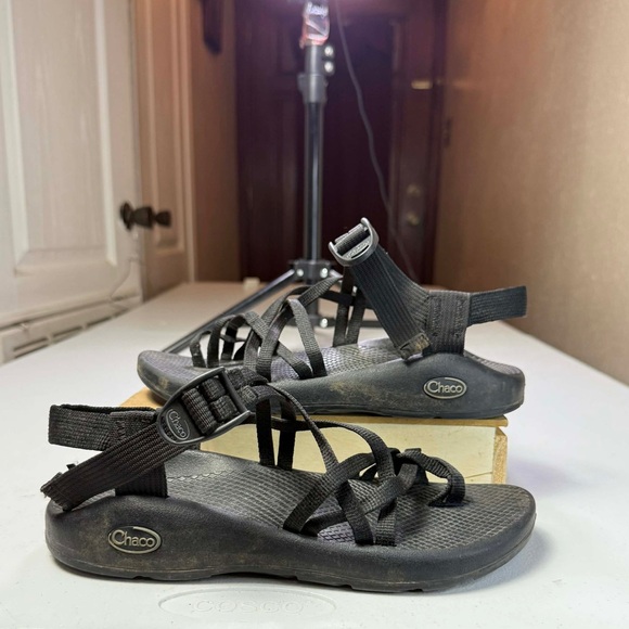 Chaco Shoes - Chaco Size 8 Sandals Black Women's Hiking Outdoor Sport Shoes Sandals